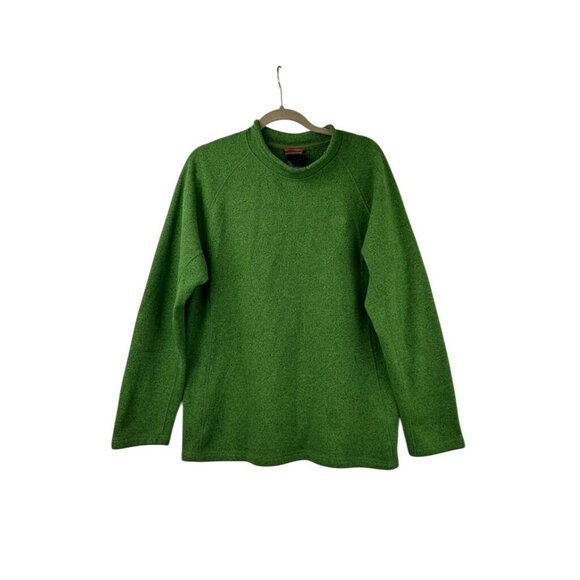 The North Face Other - The North Face Sweater Men's Large Green Fleece Crew Neck Pullover